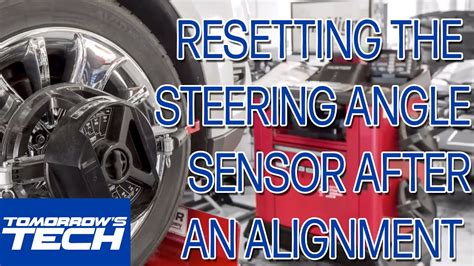 A steering angle reset has become a necessary last step in a wheel alignment. . Do you have to reset steering angle sensor after alignment